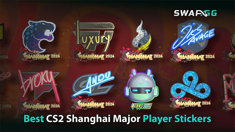 Best CS2 Shanghai Major Player Stickers
