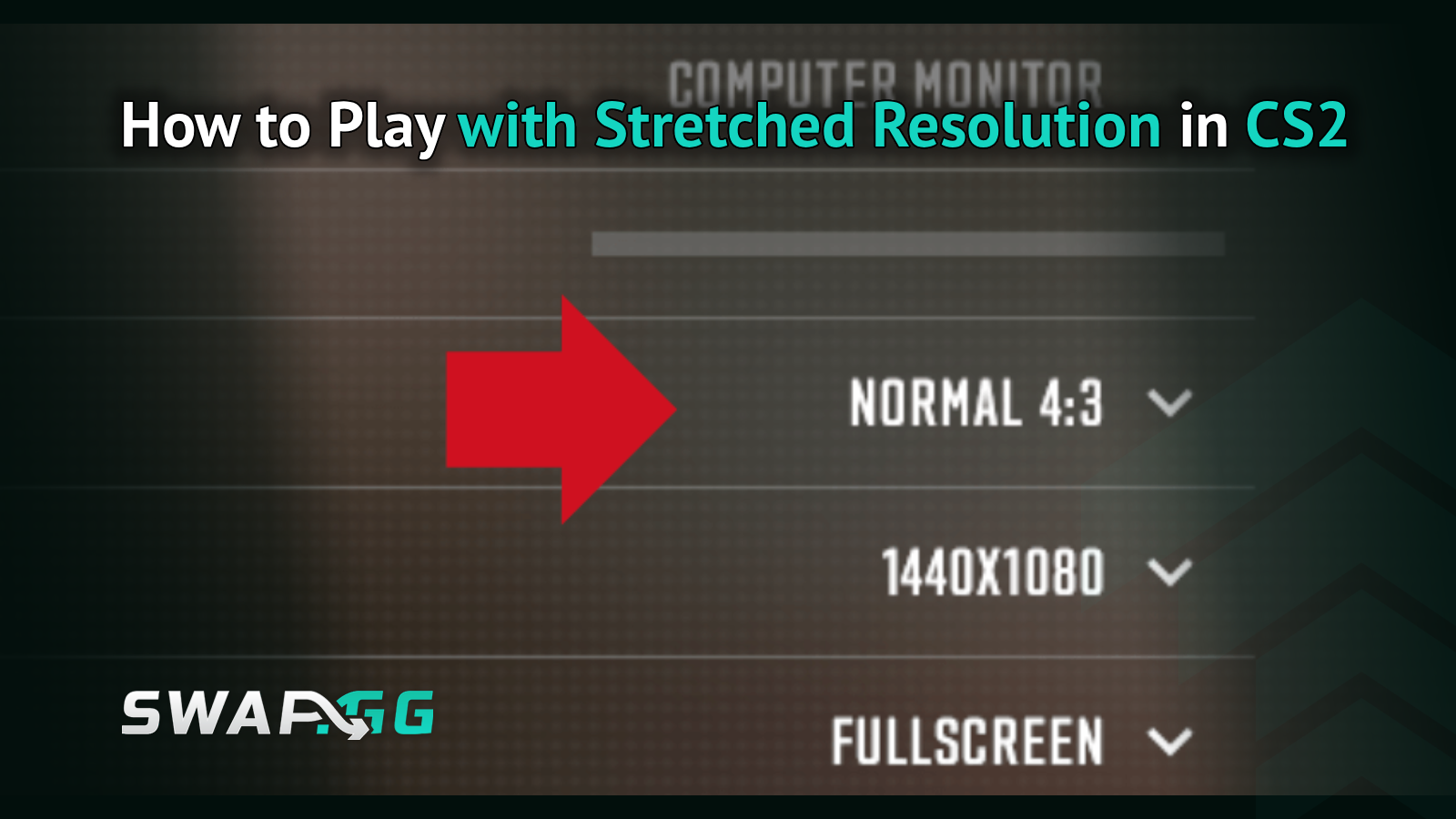 How to Play with Stretched Resolution in CS2