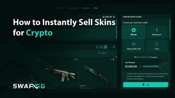 How to Instantly Sell CSGO Skins for Crypto