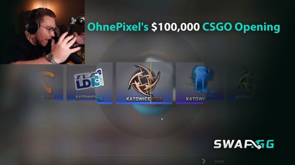 OhnePixel's $100,000 CSGO Opening