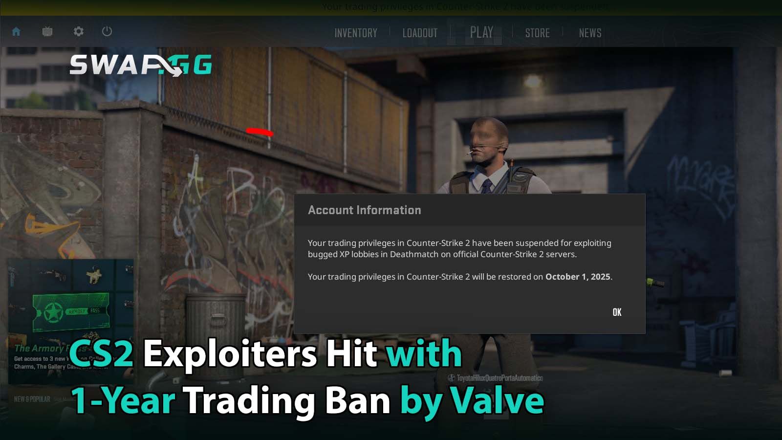 CS2 Exploiters Hit with 1-Year Trading Ban by Valve