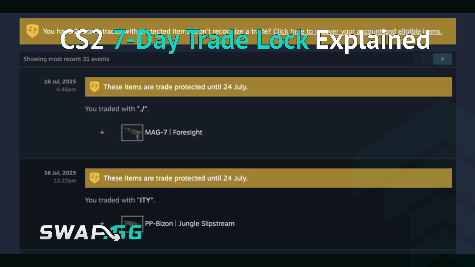 CS2 7-Day Trade Lock Explained: What Changed in 2025 and What Didn't