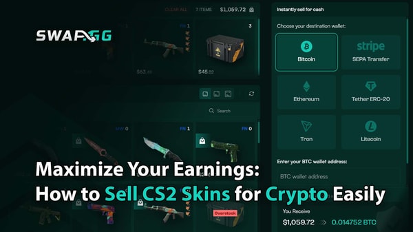 [THUMBNAIL] Maximize Your Earnings: How to Sell CS2 Skins for Crypto Easily