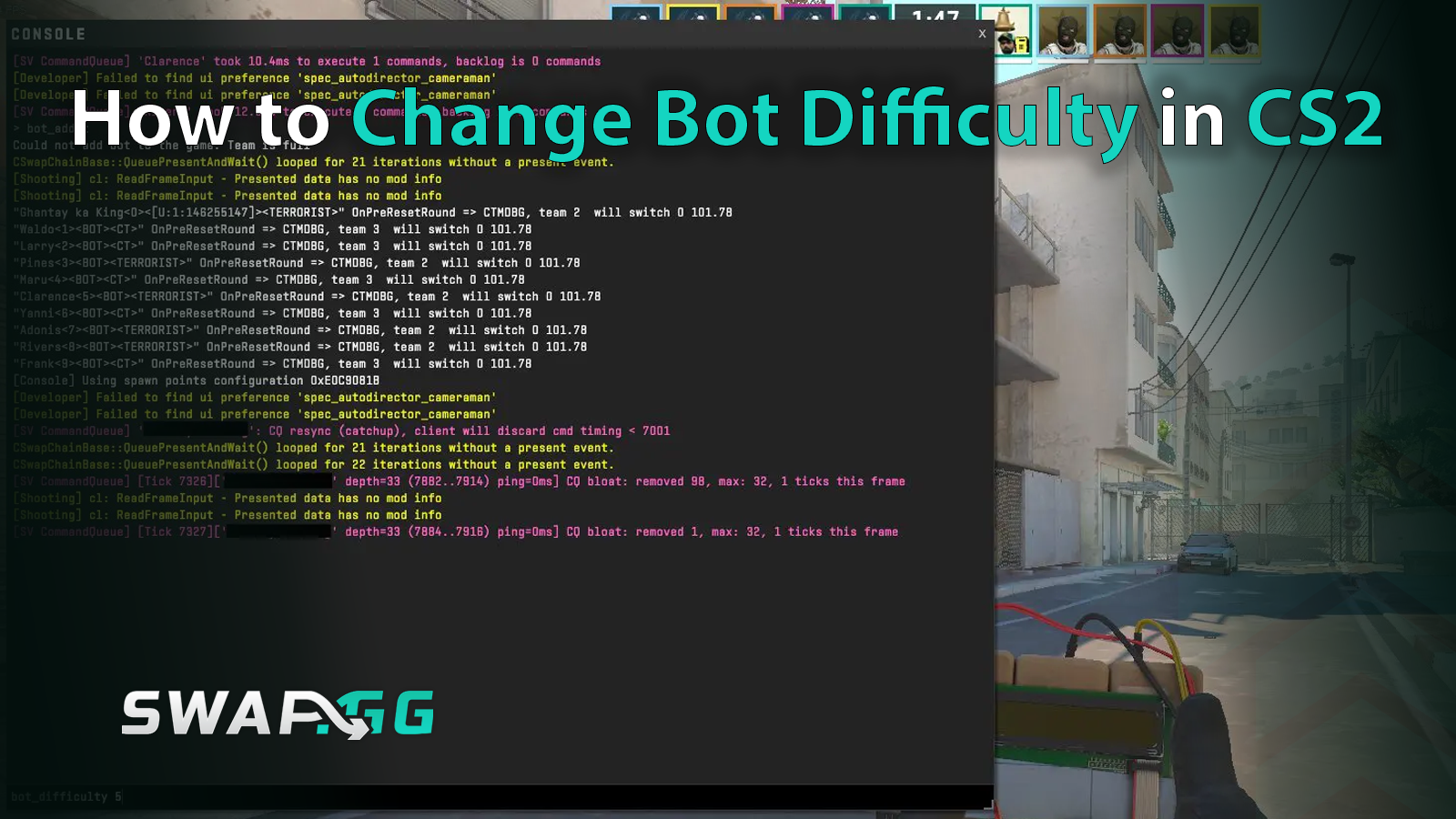 [THUMBNAIL] How to Change Bot Difficulty in CS2 - Step-By-Step Guide