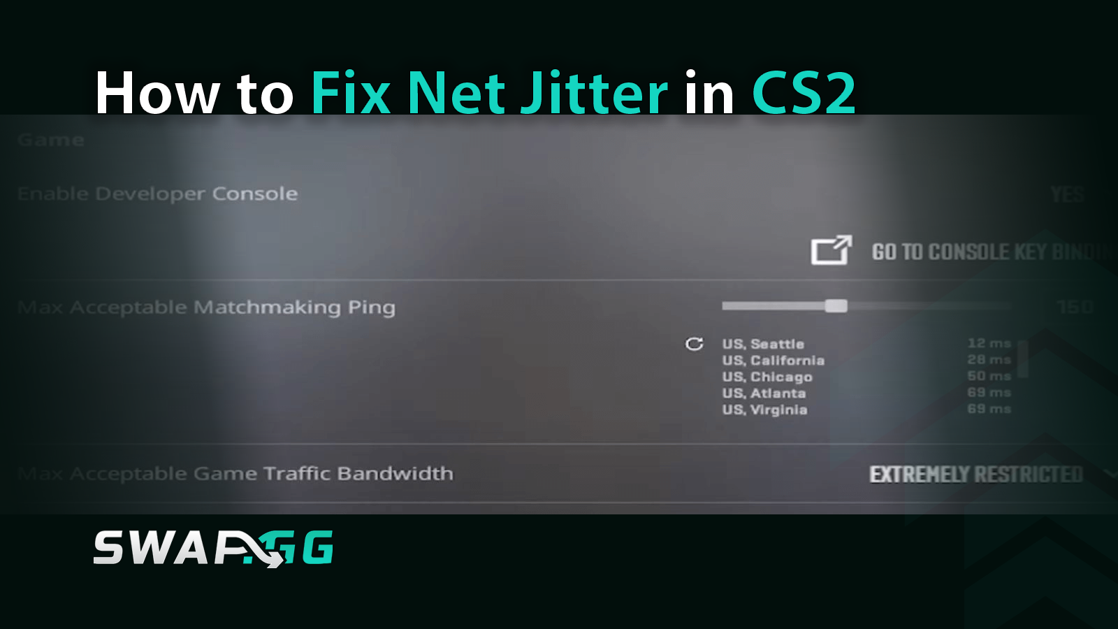 [THUMBNAIL] Optimize Your CS2 Connection: Fix Net Jitter with Pro-Level Tweaks